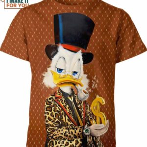 Scrooge Mcduck Bitcoin Dollar Shirt