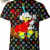 Scrooge Mcduck Louis Vuitton Black Shirt