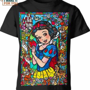 Snow White And The Seven Dwarfs Stained Glass Shirt