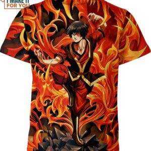 Zuko Avatar The Last Airbender Fire Shirt