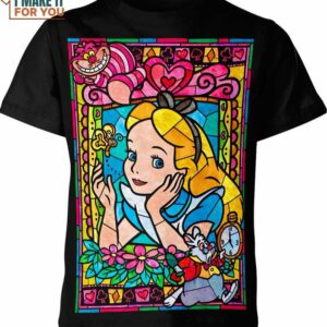 Alice In Wonderland Stained Glass Shirt