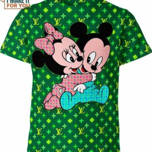 Baby Mickey Mouse Minnie Mouse Louis Vuitton Shirt