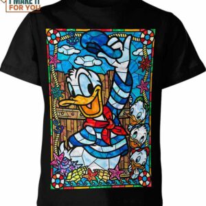 Donald Duck Stained Glass Shirt