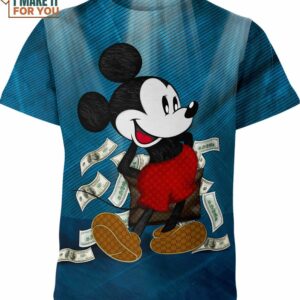 Mickey Mouse Louis Vutton Gucci Shirt