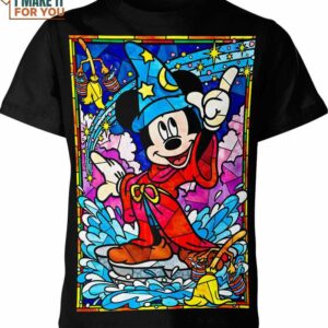 Mickey Mouse Stained Glass Shirt
