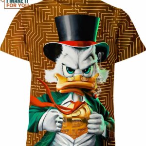 Scrooge Mcduck Bitcoin Hero Smocking Shirt