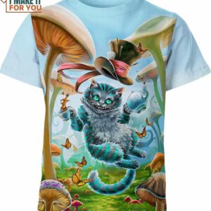 Cheshire Cat Alice In Wonderland Float Shirt