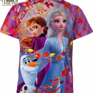 Elsa Anna Frozen 3D Shirt
