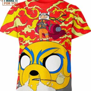 Finn And Jake Adventure Time Naruto Shirt