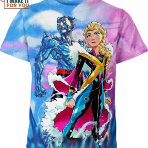 Iceman And Elsa Marvel Comics Shirt