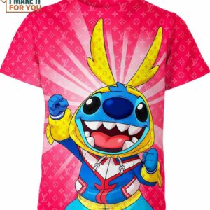 Lilo and Stitch All Might Louis Vuitton Supreme Shirt