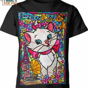 Marie The Aristocats Stained Glass Shirt