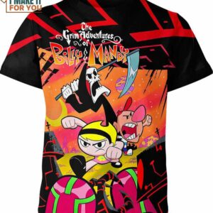 Billy And Mandy Shirt, Special Occasion Gifts for Cartoon Lovers