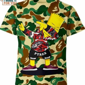 Dabbin Bart Simpson Camo Supreme Adidas Ultra Boost Shirt