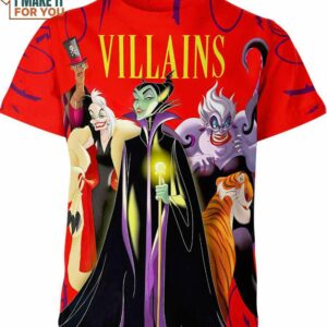 Disney Character Villains Shirt