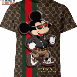 Mickey Mouse Gucci Chanel Shirt