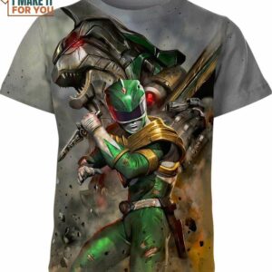 Power Ranger Green Shirt, Gift Ideas for Cartoon Lovers’ Anniversary