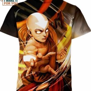 Aang Avatar The Last Airbender Shirt, Cartoon Lovers Gift