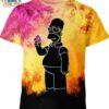 Homer Jay Simpson The Simpsons Shadow Shirt