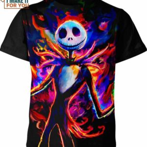 Jack Skellington The Nightmare Before Christmas Colorful Shirt