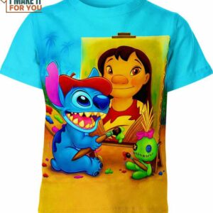 Lilo And Stitch Painting Shirt