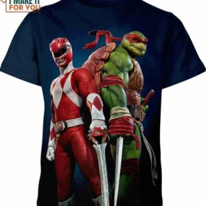 Power Ranger Teenage Mutant Ninja Turtles Shirt