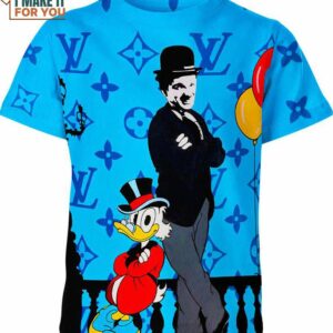 Scrooge Mcduck Charlie Chaplin Louis Vuitton Shirt