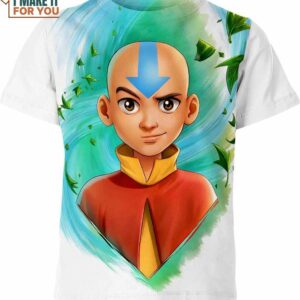 Aang Avatar The Last Airbender Shirt, Gifts for Cartoons Lovers