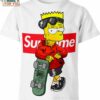 Bart Simpson Supreme The North Face Shirt