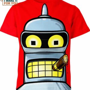 Bender Futurama Red Shirt
