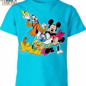 Goofy Pluto Minnie Mickey Donald Shirt