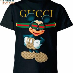 Mickey Mouse Wear Gucci Shirt, Gift For Disney Fan