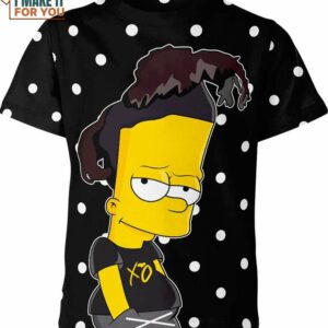 The Simpsons Rap Icons Simpsonized Black Shirt