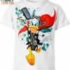 Thor Donald Duck Water Color Shirt