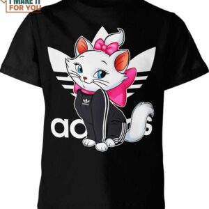 Marie The White Kitten Adidas Shirt