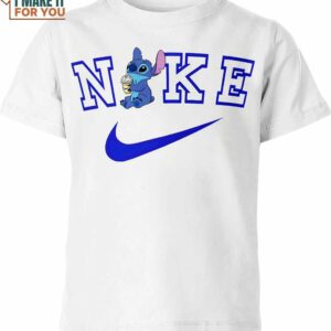 Stitch Nike Shirt, Cartoon Lovers Gift