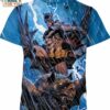 Batman DC Comics All Over Printed Shirt, Gifts for Men Who Love Comics