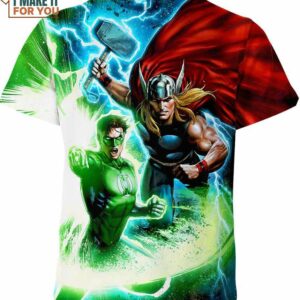 Green Lantern Thor Shirt, Gifts for DC Comics Fans