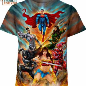 Justice League DC Comics Shirt, Unforgettable DC Superhero Gifts