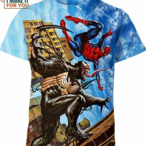 Spider Man Vs Venom Shirt, Essential DC Comics Gifts for Fans