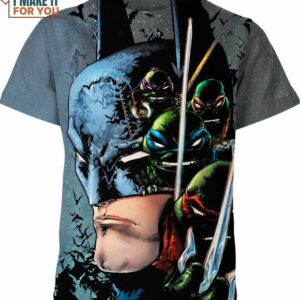 Batman Teenage Mutant Ninja Turtles DC Comics Shirt, Unique DC Comics Gifts