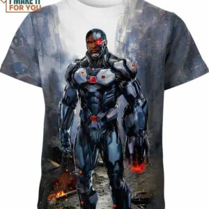 Cyborg DC Comics Shirt, Special DC Comics Themed Gifts