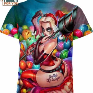 Harley Quinn DC Comics Shirt, Exceptional DC Comics Fan Gifts