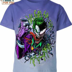 Joker And Venom Shirt, Iconic DC Comics Gifts for the Ultimate Fan