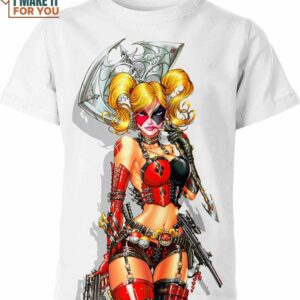Harley Quinn Chanel DC Comics Shirt, Gifts for DC Comics Enthusiasts