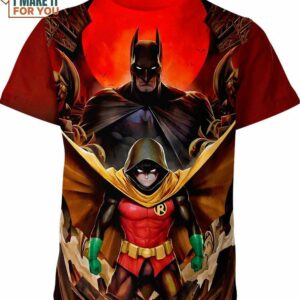 Robin And Batman DC Comics Shirt, DC Comics Gifts for the Superhero Lover
