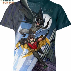 Robin And Batman DC Comics Shirt, Gift Ideas For DC Comics Fans