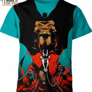 Spawn Batman Comics Shirt, Cool DC Comics Gifts