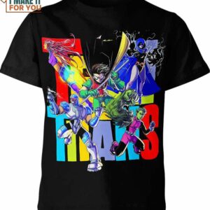 Teen Titans DC Comics Shirt, DC Comics Gifts for Adults & Kids