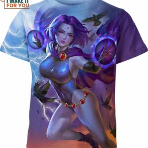 Raven Teen Titans DC Comics Shirt, Iconic DC Comics Gifts for the Ultimate Fan
